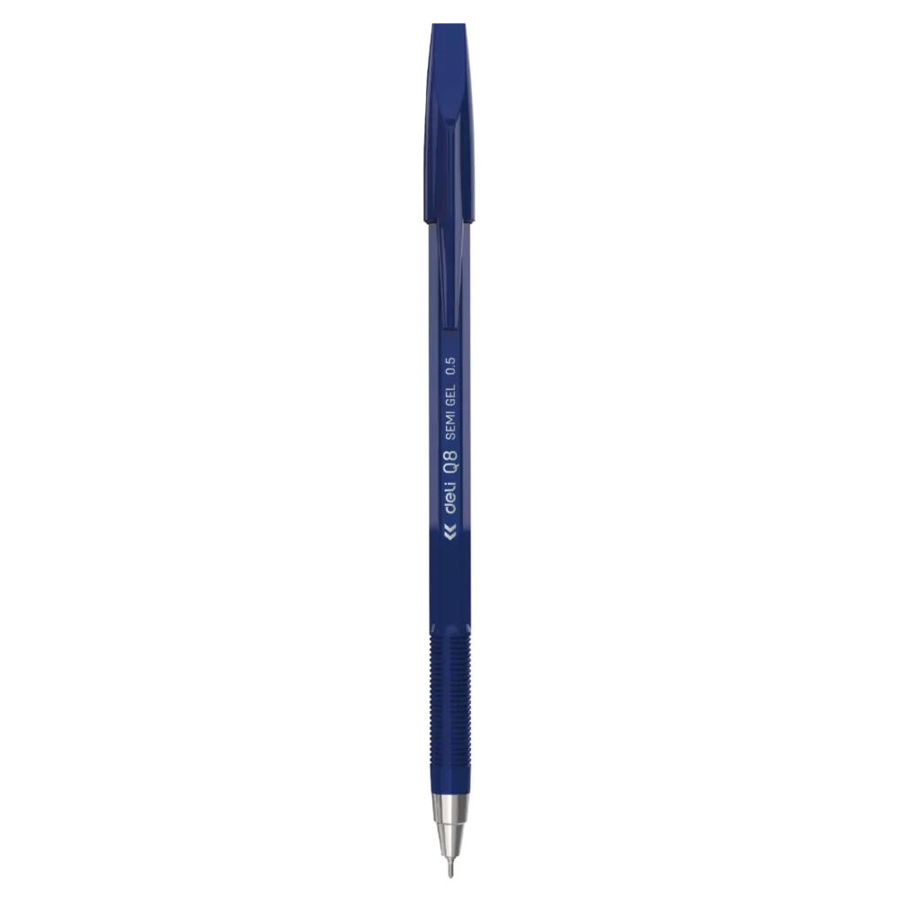 0.7mm Deli Blue Tip Pen Semi Gel