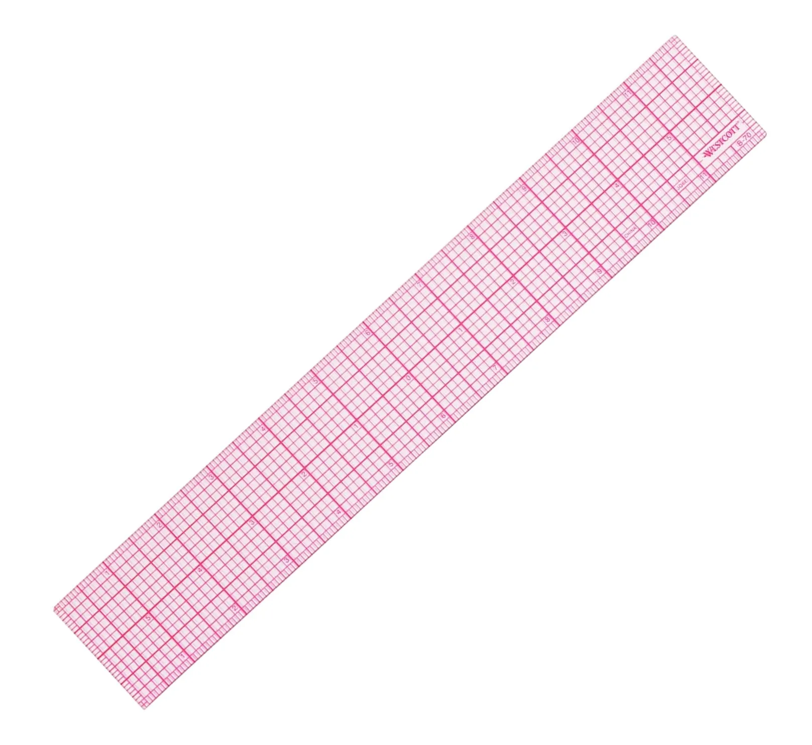 18" Clear Plastic Quilting Grid Ruler