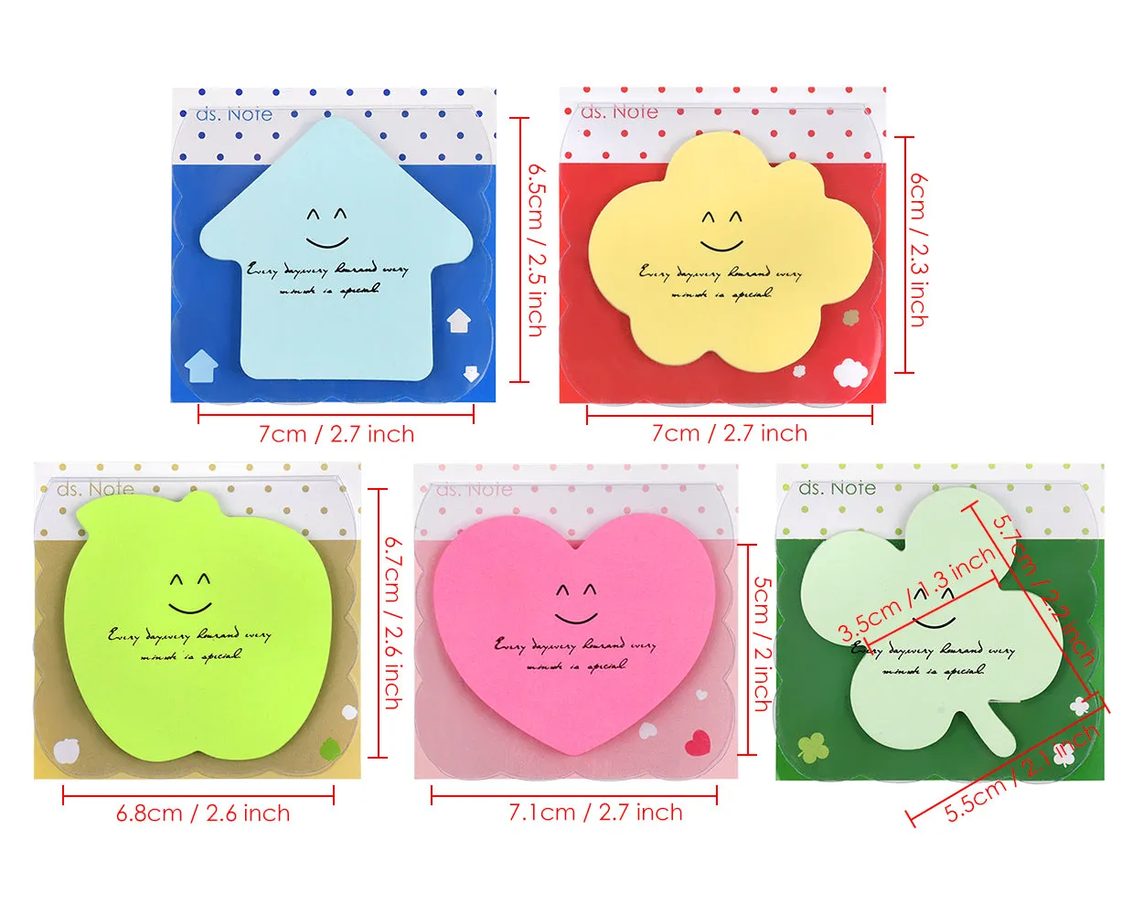 20 Packs Self Sticky Notes