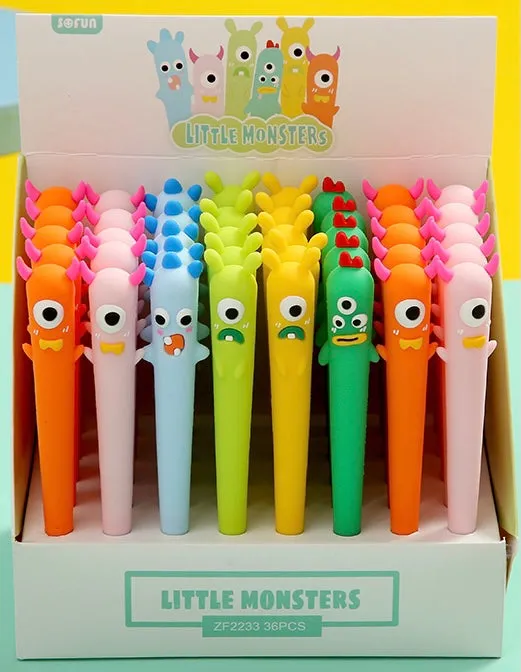 22368 LITTLE MONSTERS GEL PEN-40