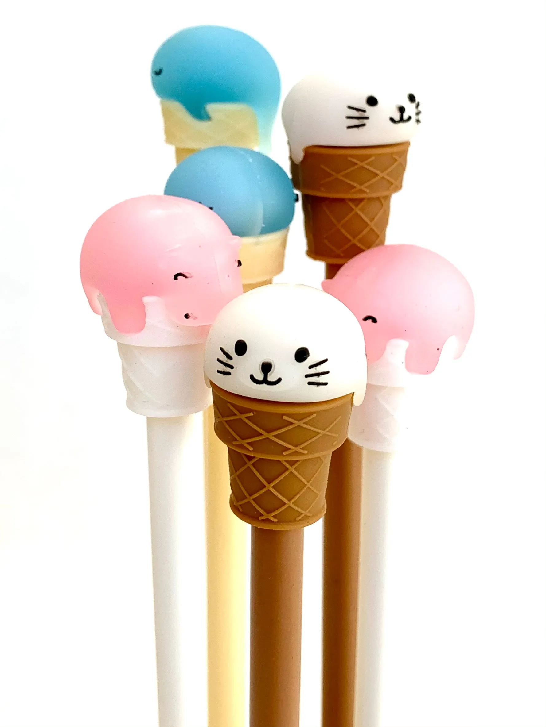 22402 ICE CREAM ANIMALS GEL PEN-36