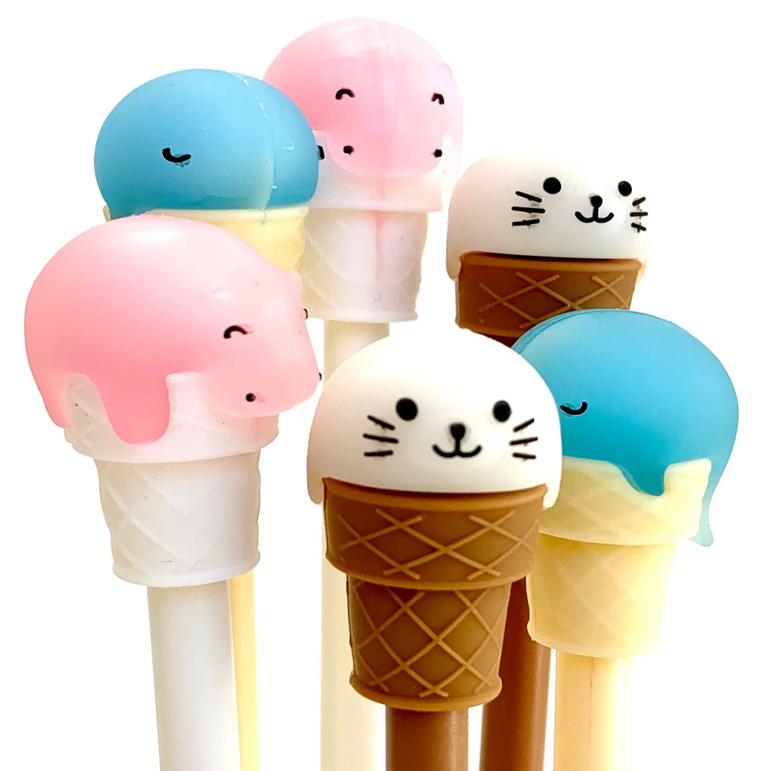 22402 ICE CREAM ANIMALS GEL PEN-36