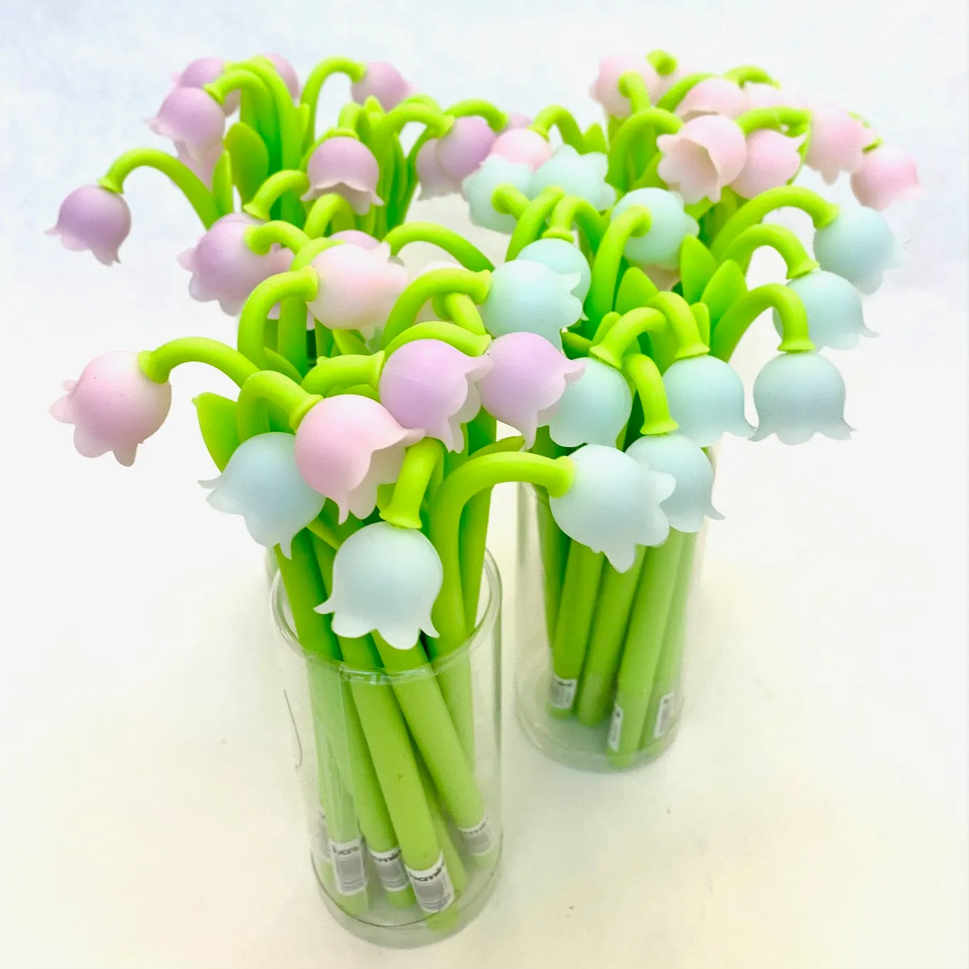 22413 LILY OF THE VALLEY FLOWER COLOR CHANGING GEL PEN-48 no