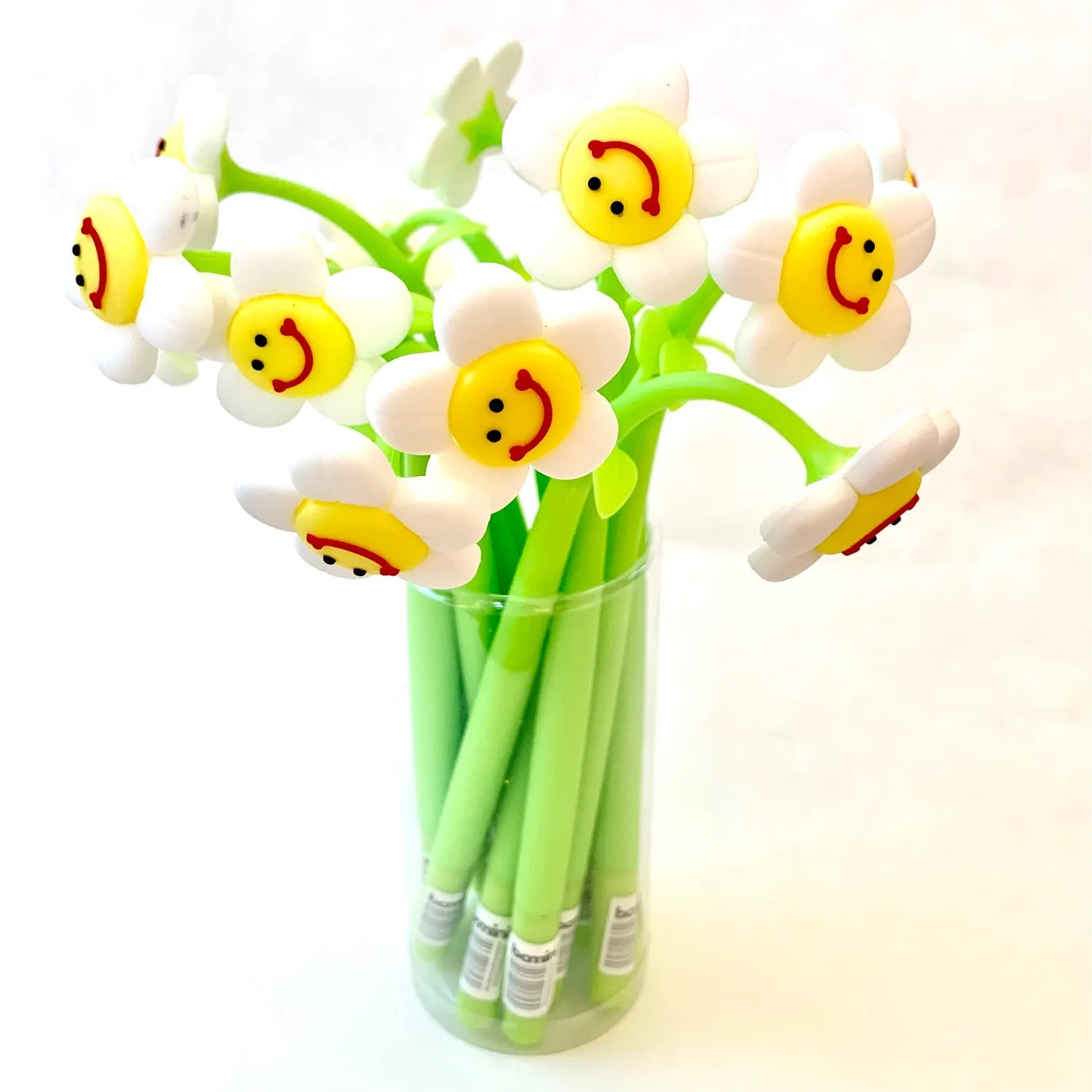 22431 SMILE FLOWER WIGGLE GEL PEN-36