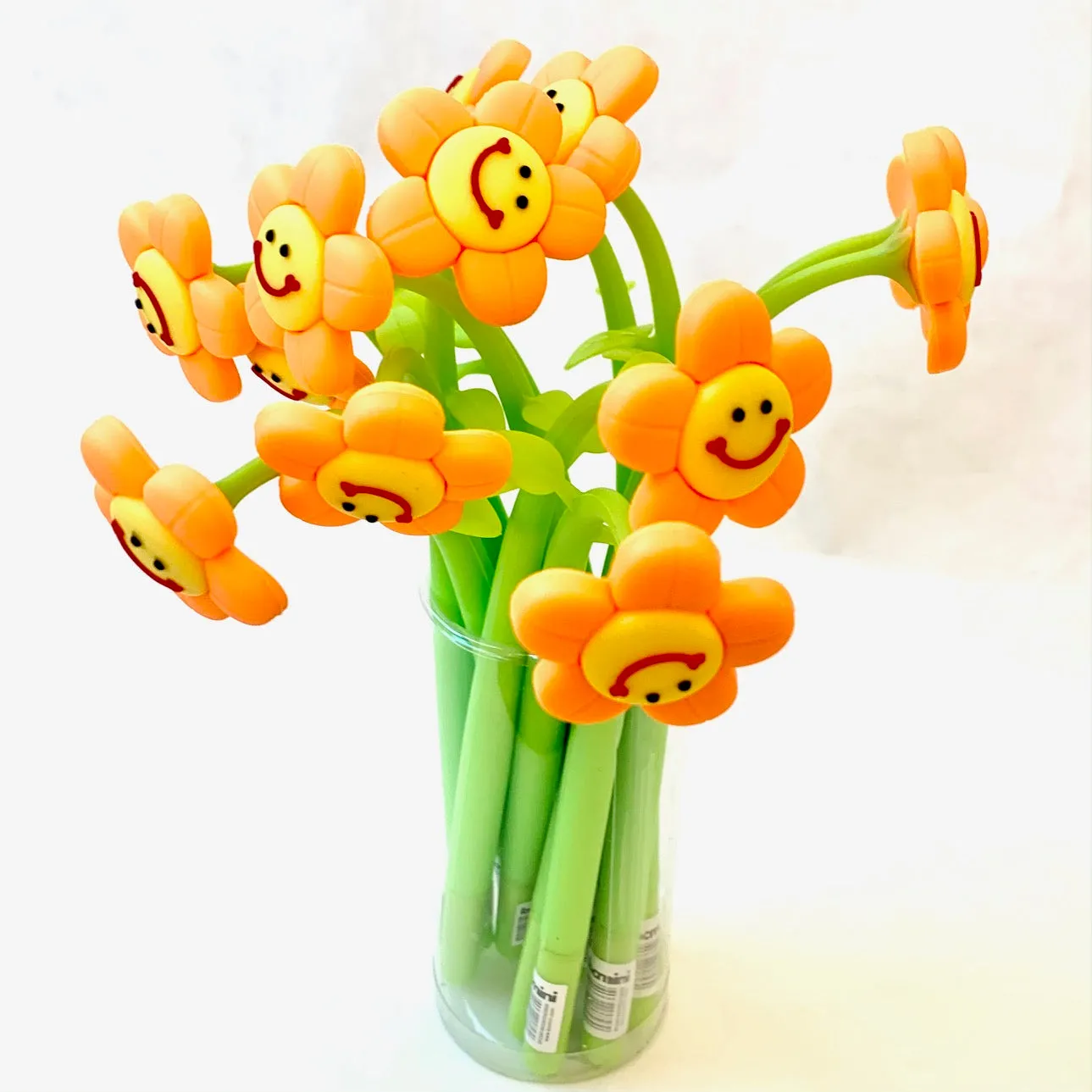 22431 SMILE FLOWER WIGGLE GEL PEN-36