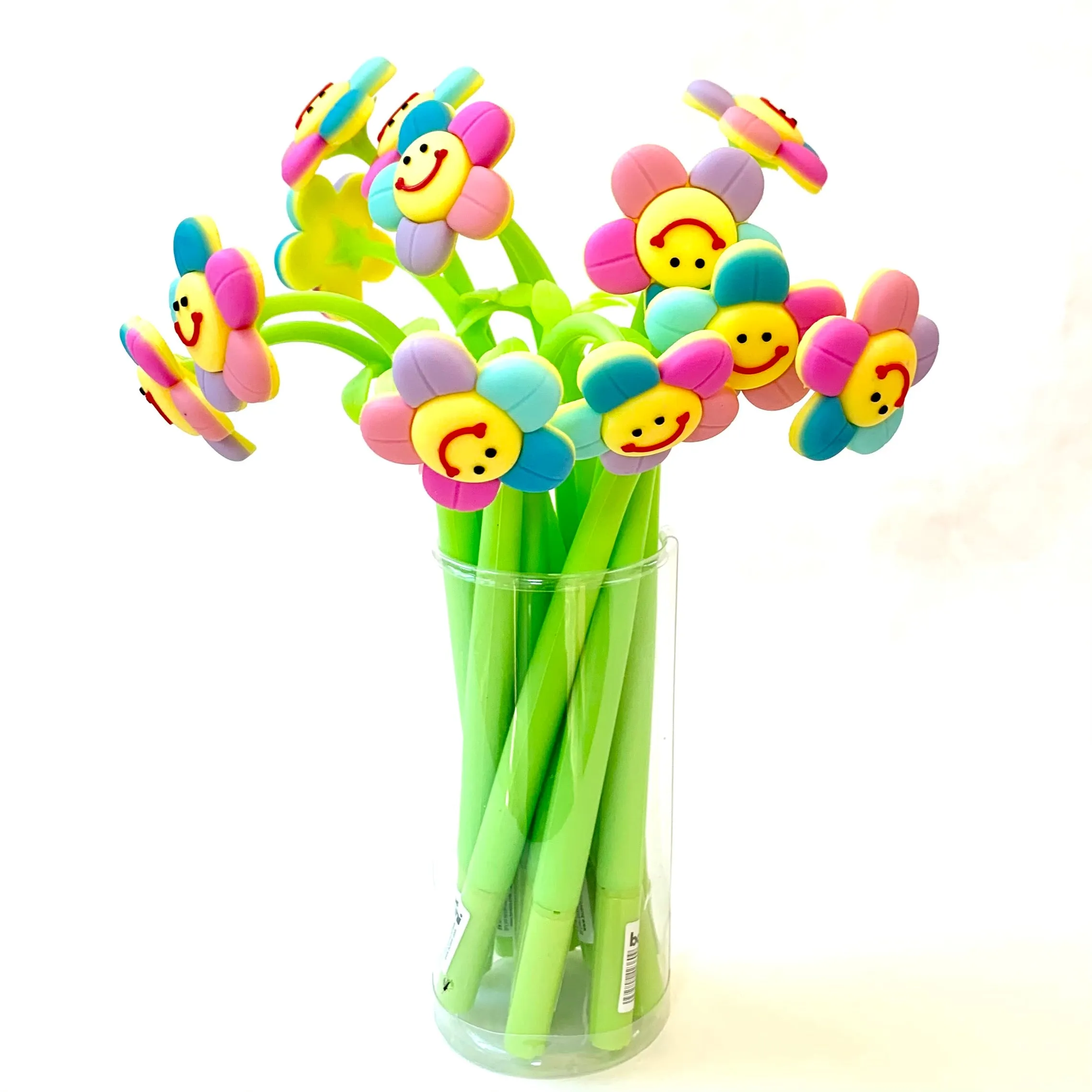 22431 SMILE FLOWER WIGGLE GEL PEN-36