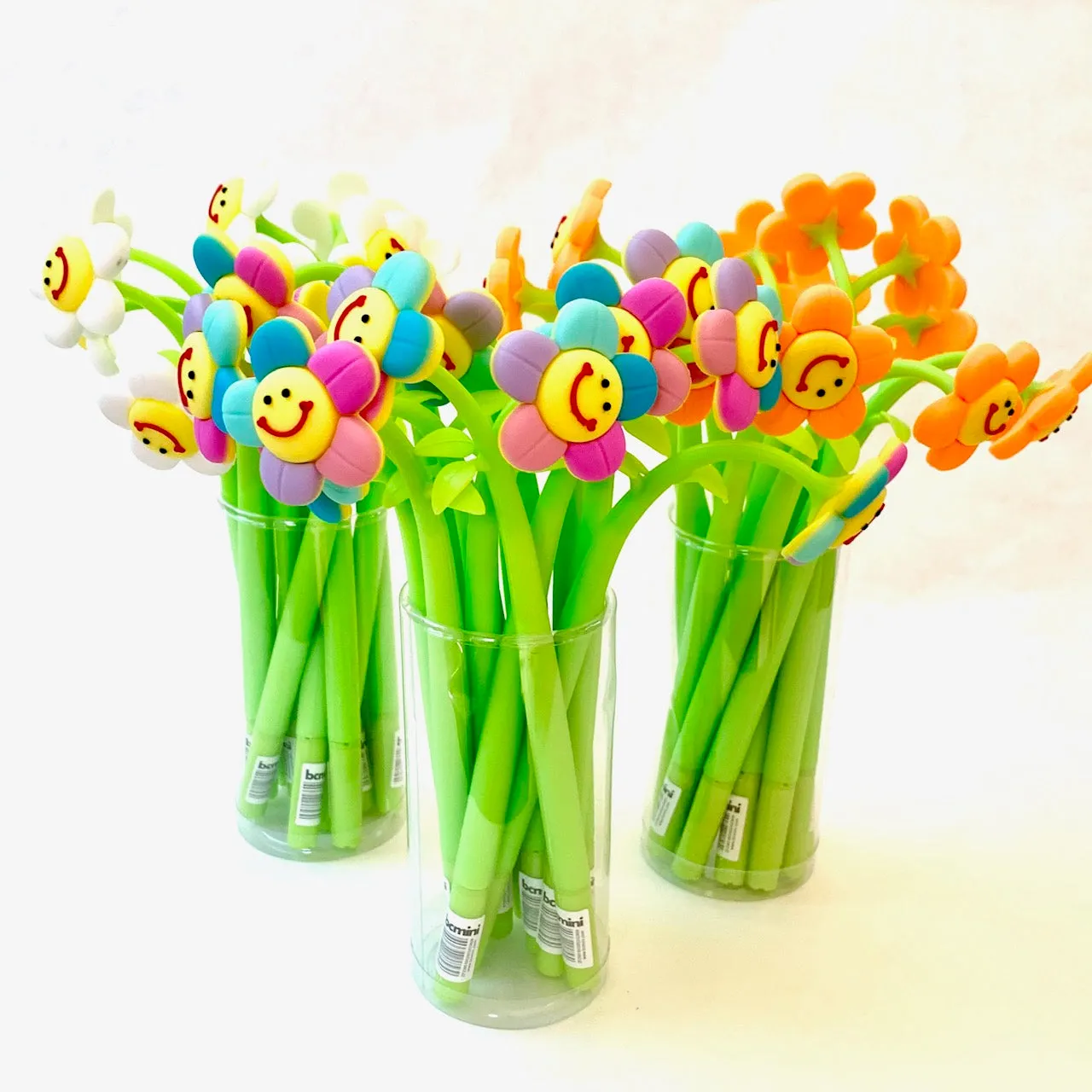 22431 SMILE FLOWER WIGGLE GEL PEN-36