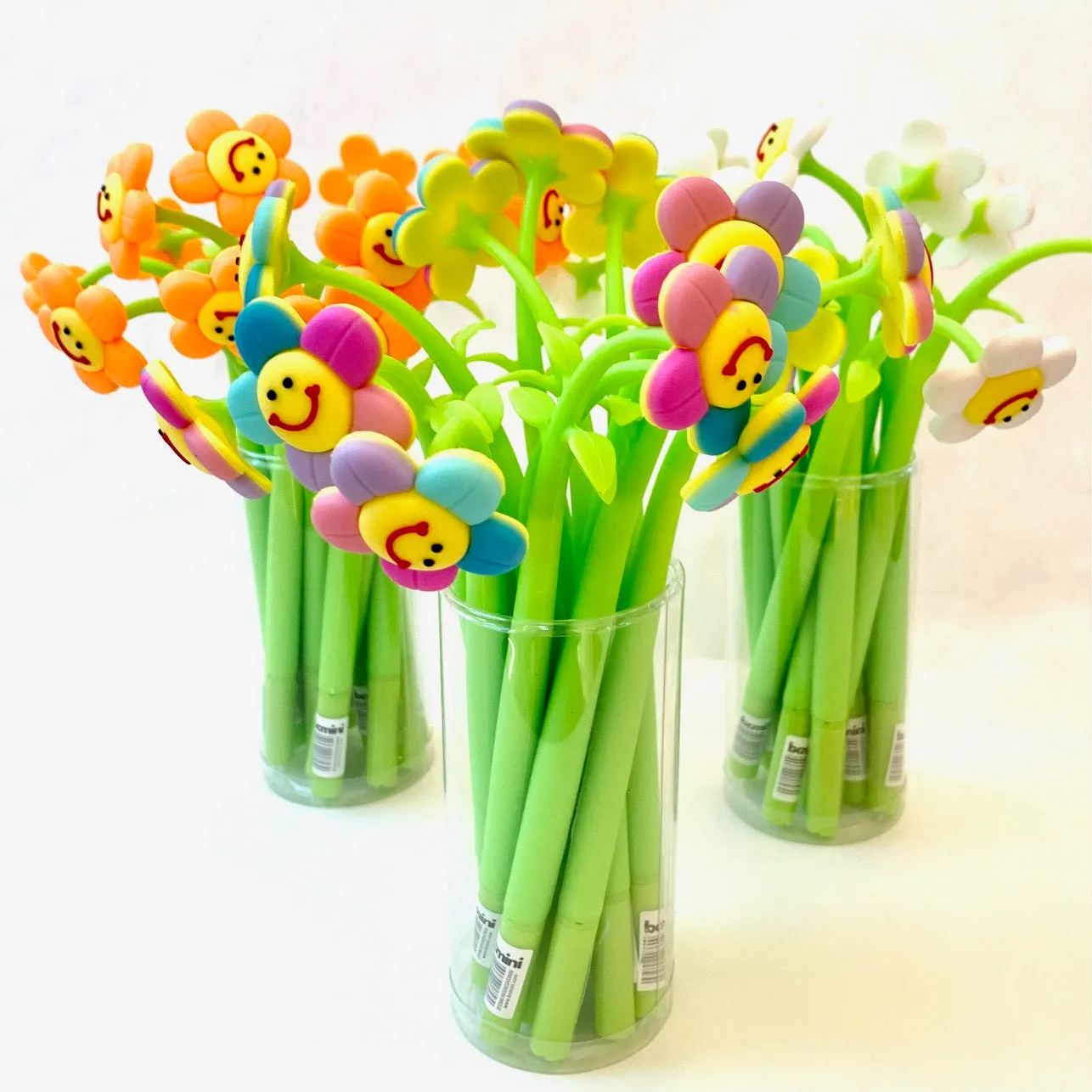 22431 SMILE FLOWER WIGGLE GEL PEN-36