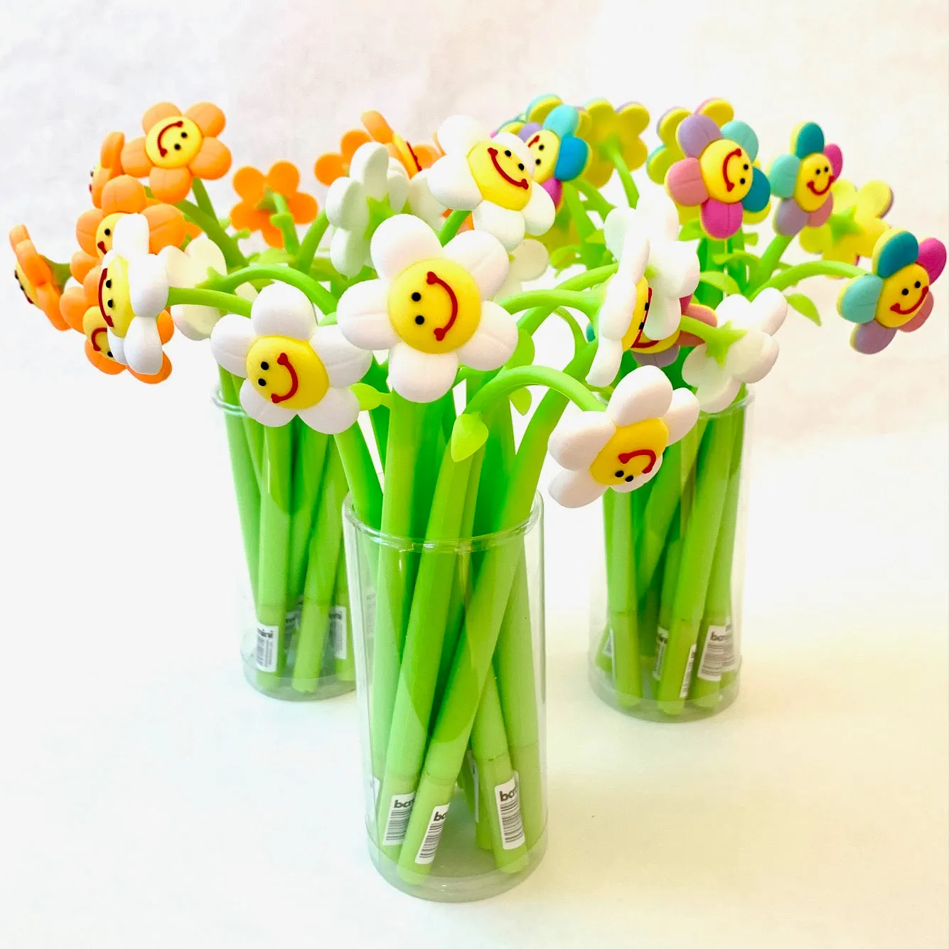 22431 SMILE FLOWER WIGGLE GEL PEN-36