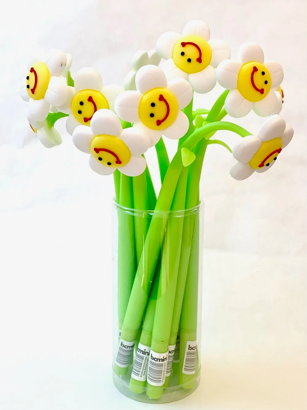 22431 SMILE FLOWER WIGGLE GEL PEN-36