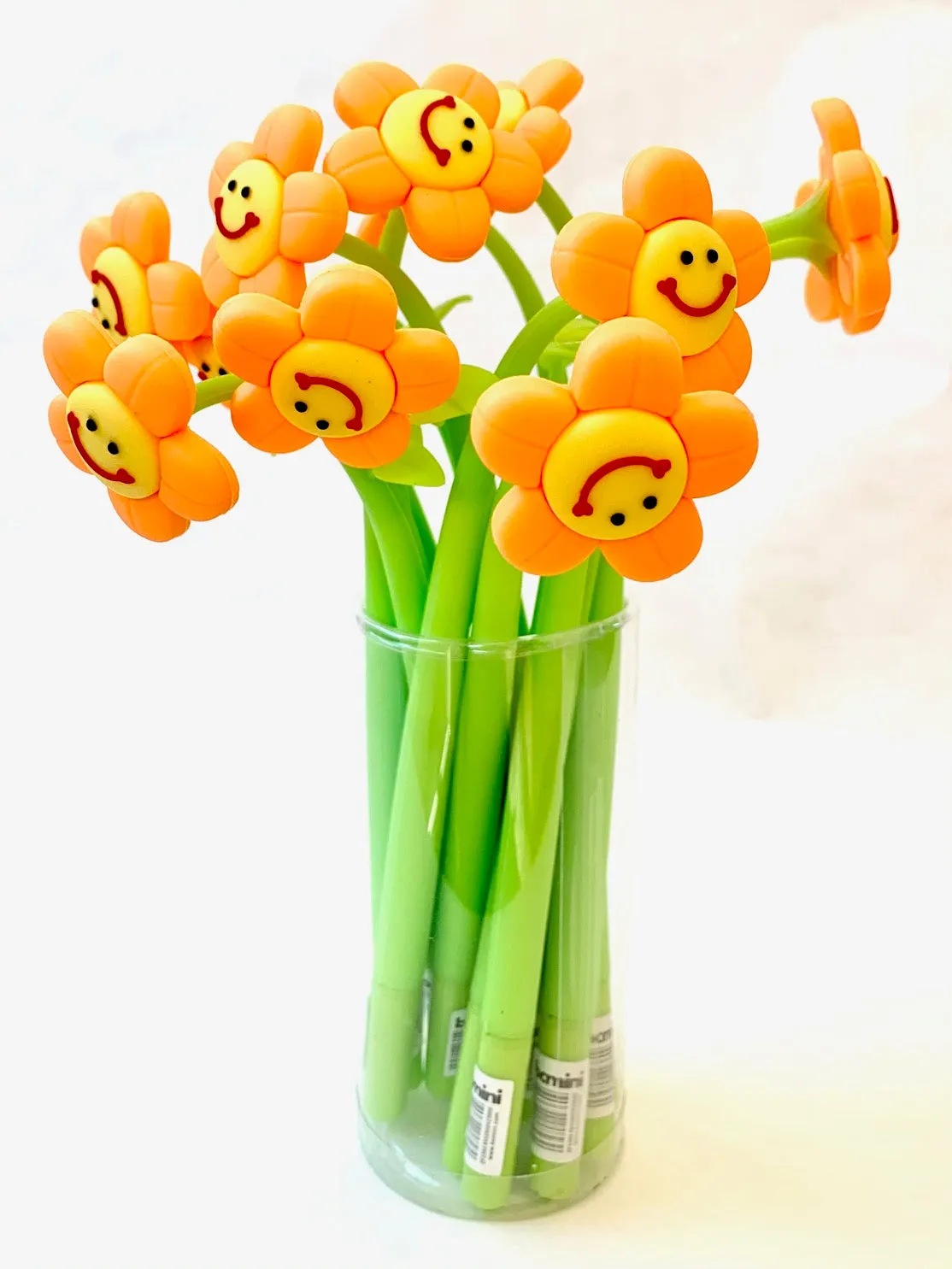 22431 SMILE FLOWER WIGGLE GEL PEN-36