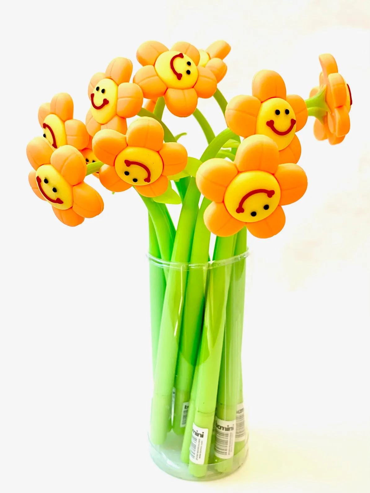 22431 SMILE FLOWER WIGGLE GEL PEN-36