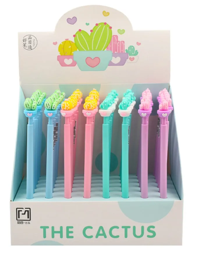 22474 CACTUS GEL PEN-48