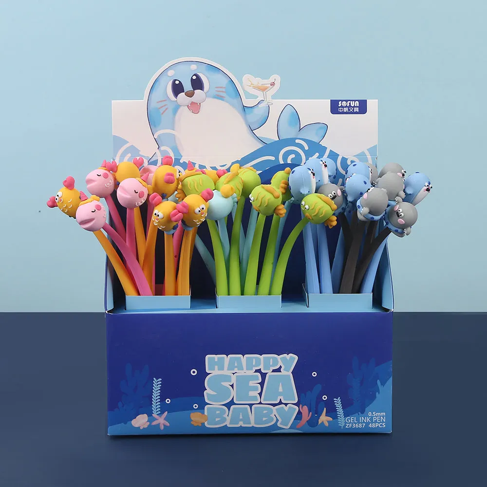 226242 HAPPY SEA ANIMALS GEL PEN-42