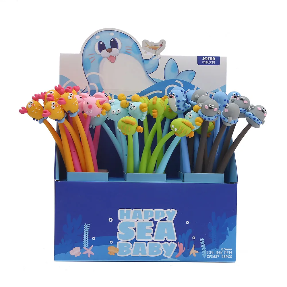 226242 HAPPY SEA ANIMALS GEL PEN-42