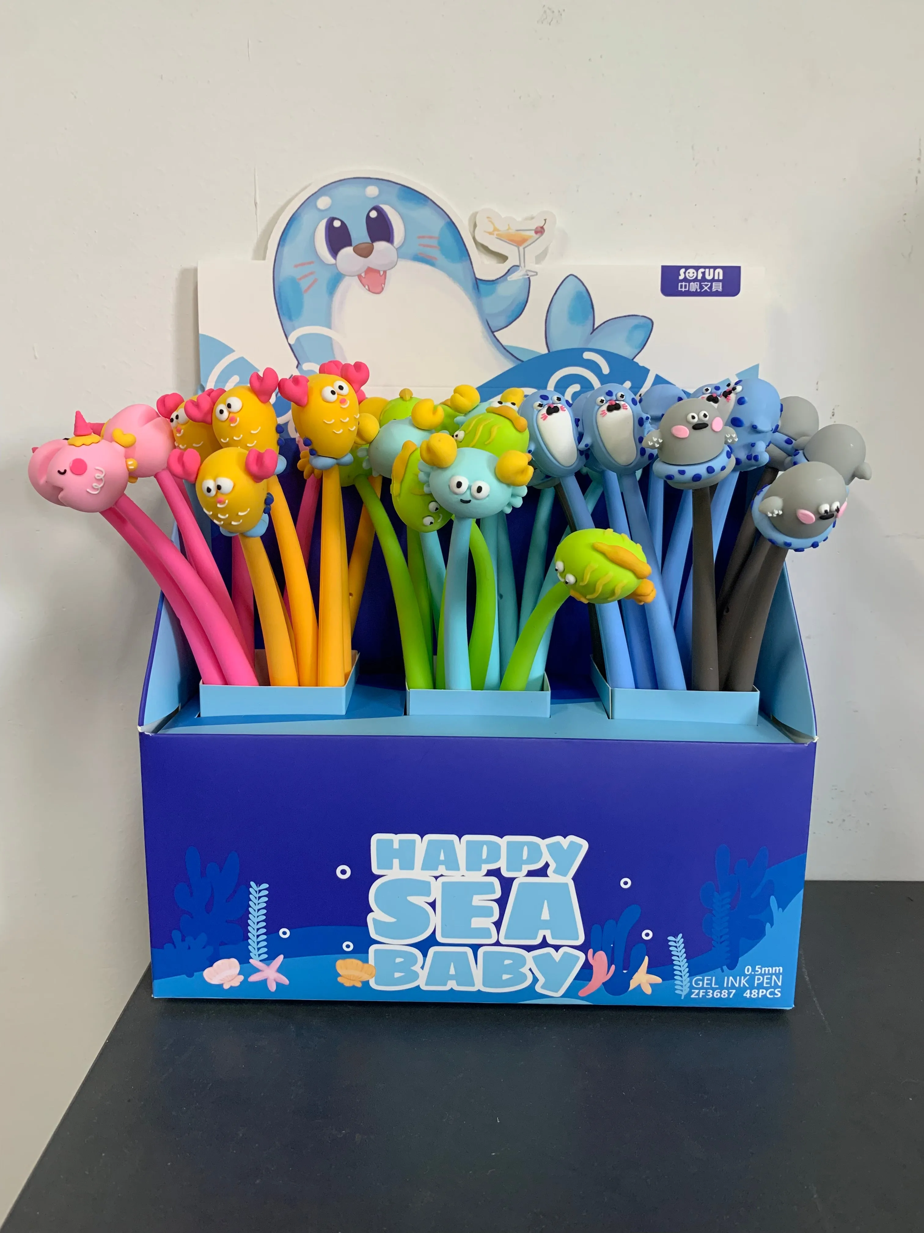 226242 HAPPY SEA ANIMALS GEL PEN-42