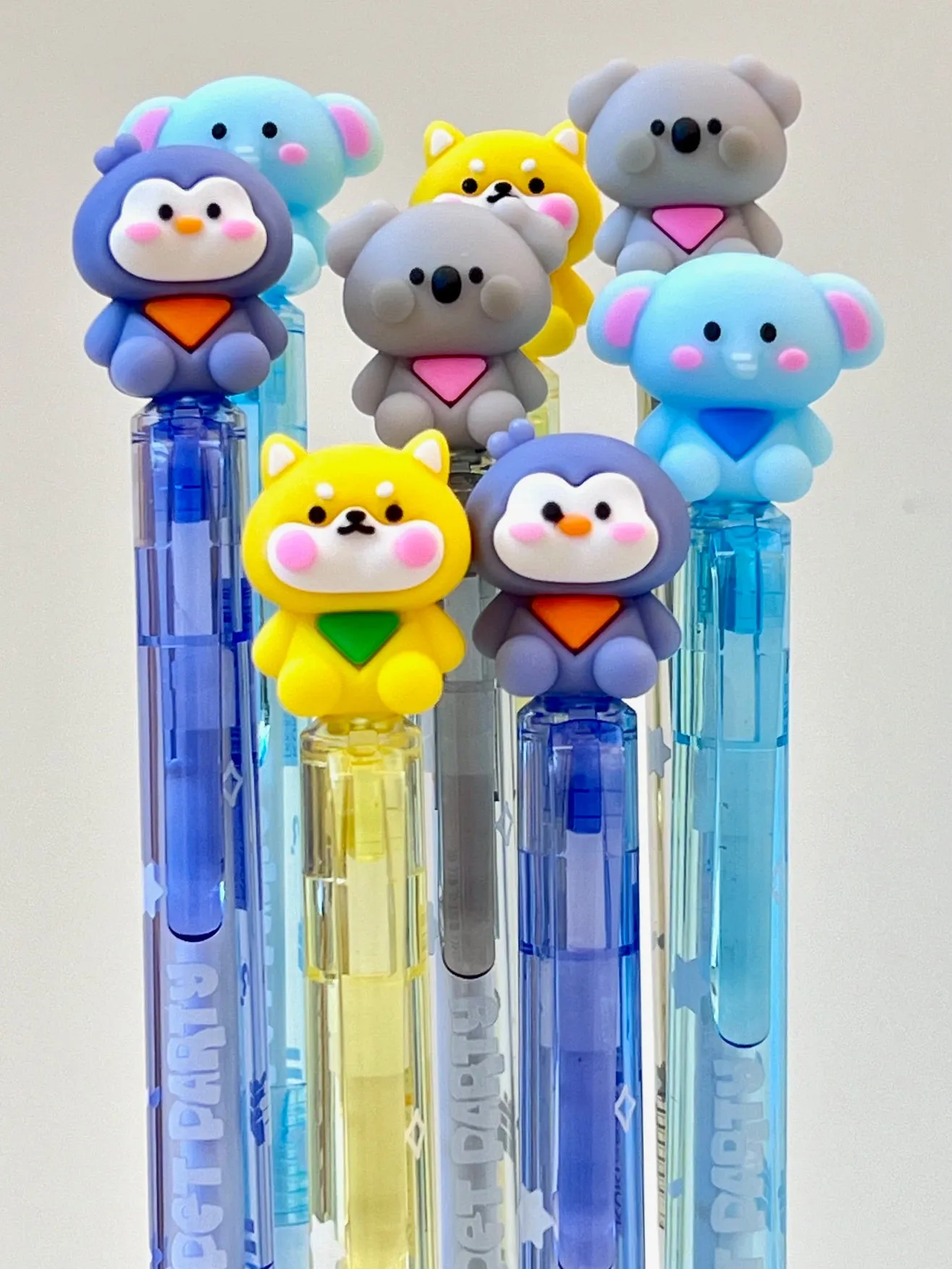 22626 PET PARTY RETRACTABLE GEL PEN-24