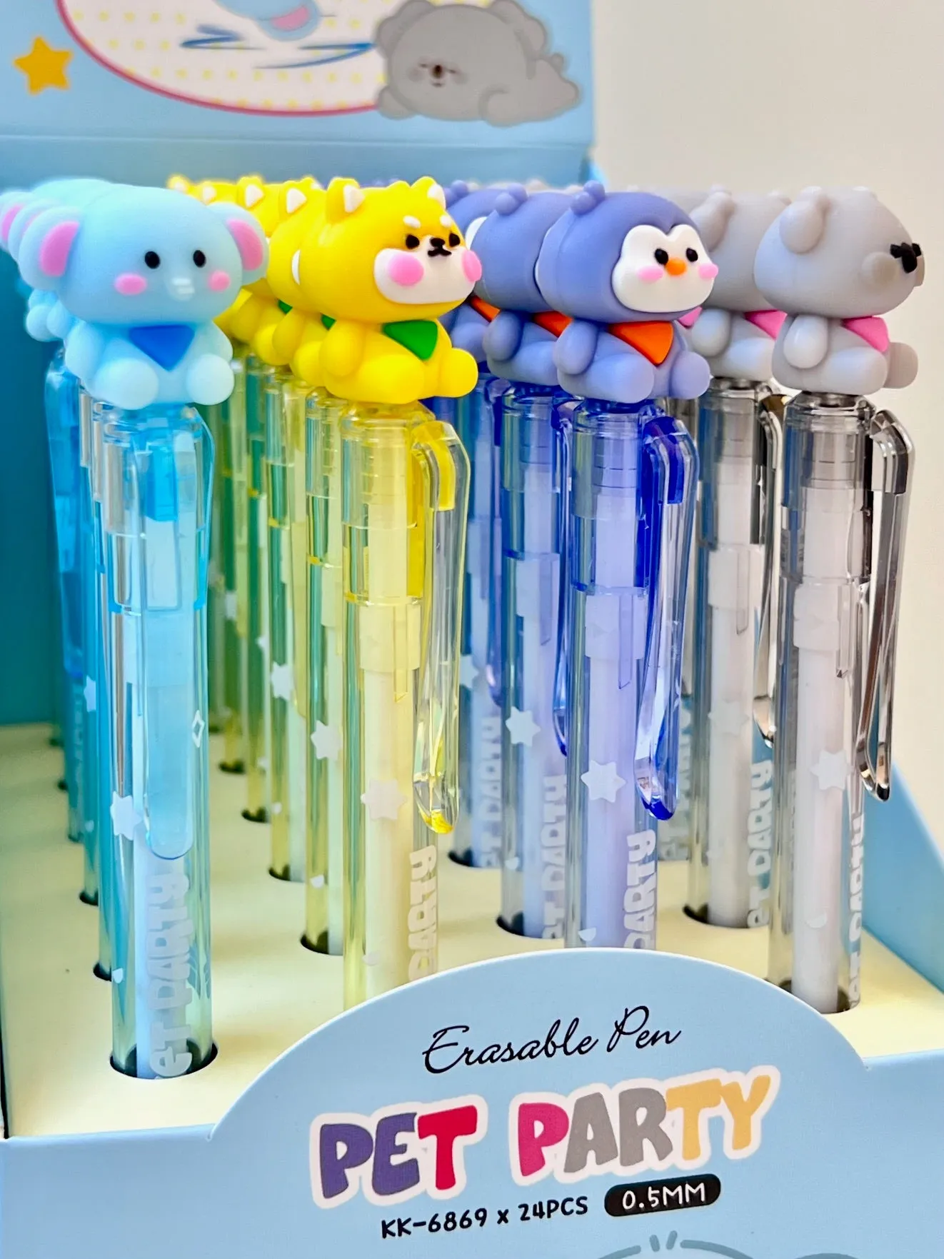 226262 PET PARTY RETRACTABLE GEL PEN-17