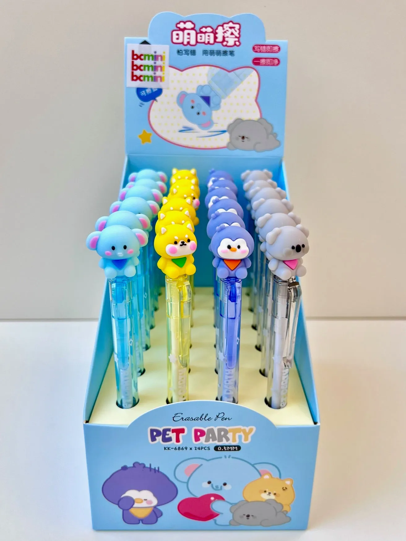 226262 PET PARTY RETRACTABLE GEL PEN-17