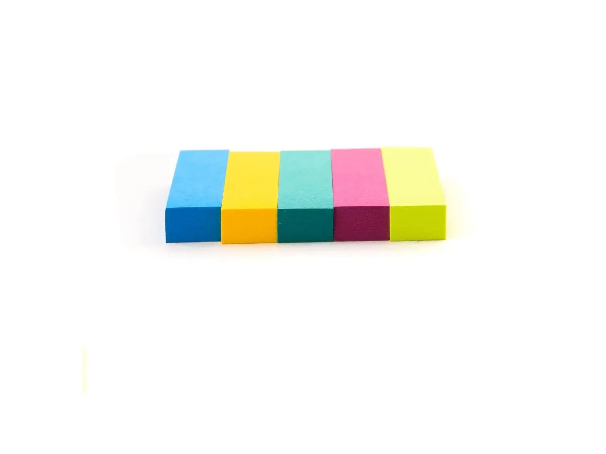 3M Post-It Page Markers Ultra Colors 670-5AU, 5 Pads/Pack, 100 Sheets/Pad