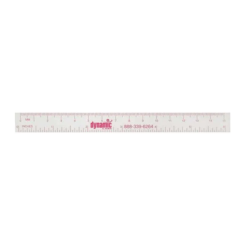 6" Clear PD Ruler - 12 Rulers Pack