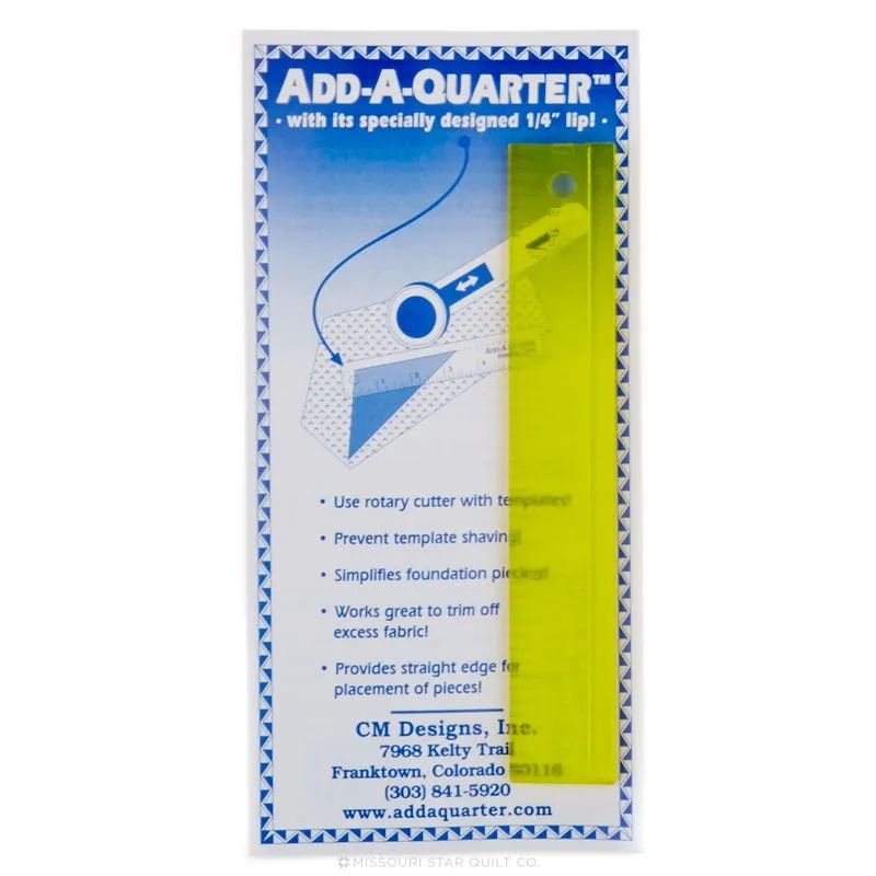 Add A-Quarter Ruler - 1" x 6"