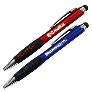 AMS-PN-41 - Metal pen with Stylus   ILLUMINATED LOGO OPTION