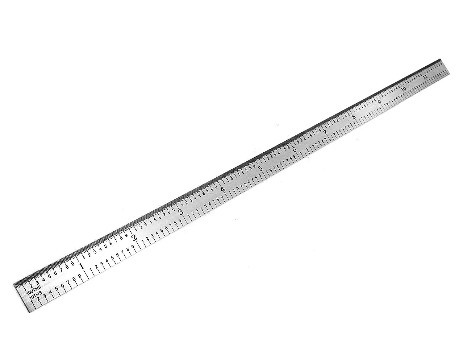 Benchmark Tools™ Flexible 12" 5R Brushed Steel Machinist Rulers