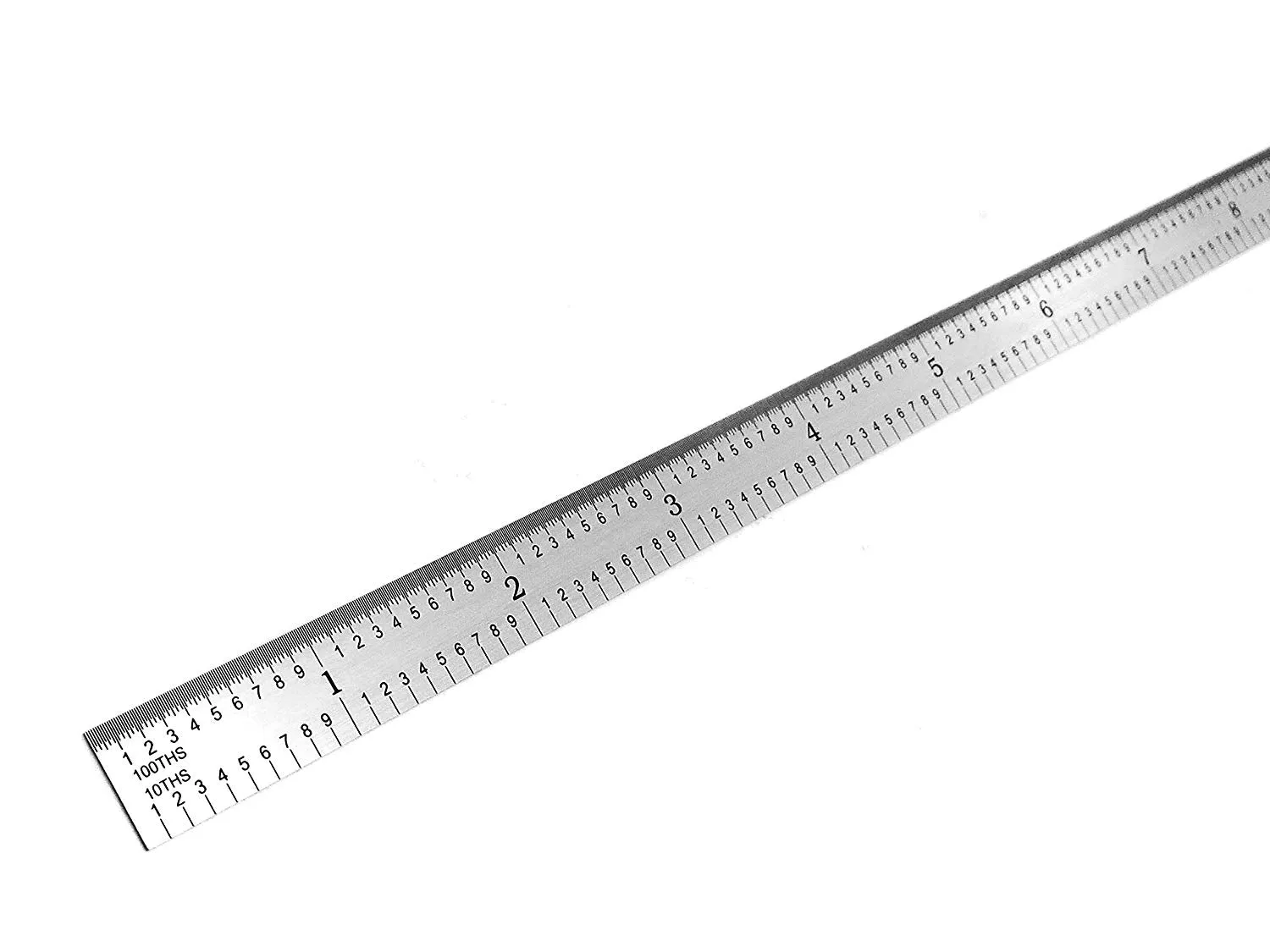 Benchmark Tools™ Flexible 12" 5R Brushed Steel Machinist Rulers