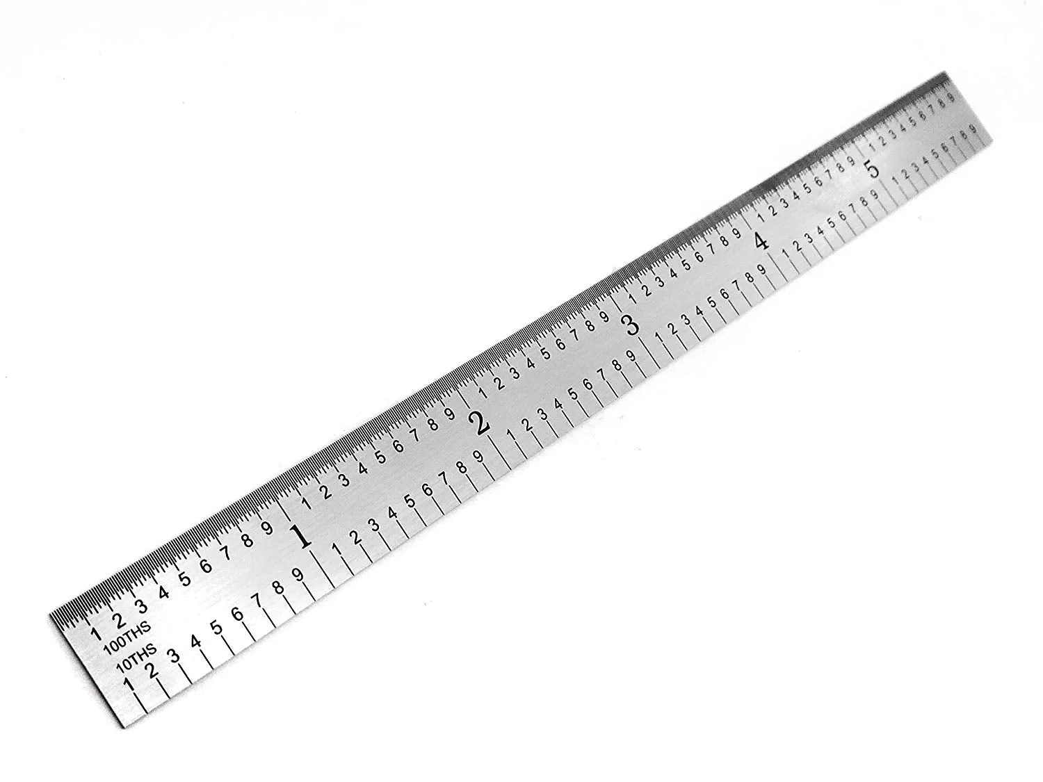 Benchmark Tools™ Flexible 6" 5R Brushed Steel Machinist Rulers