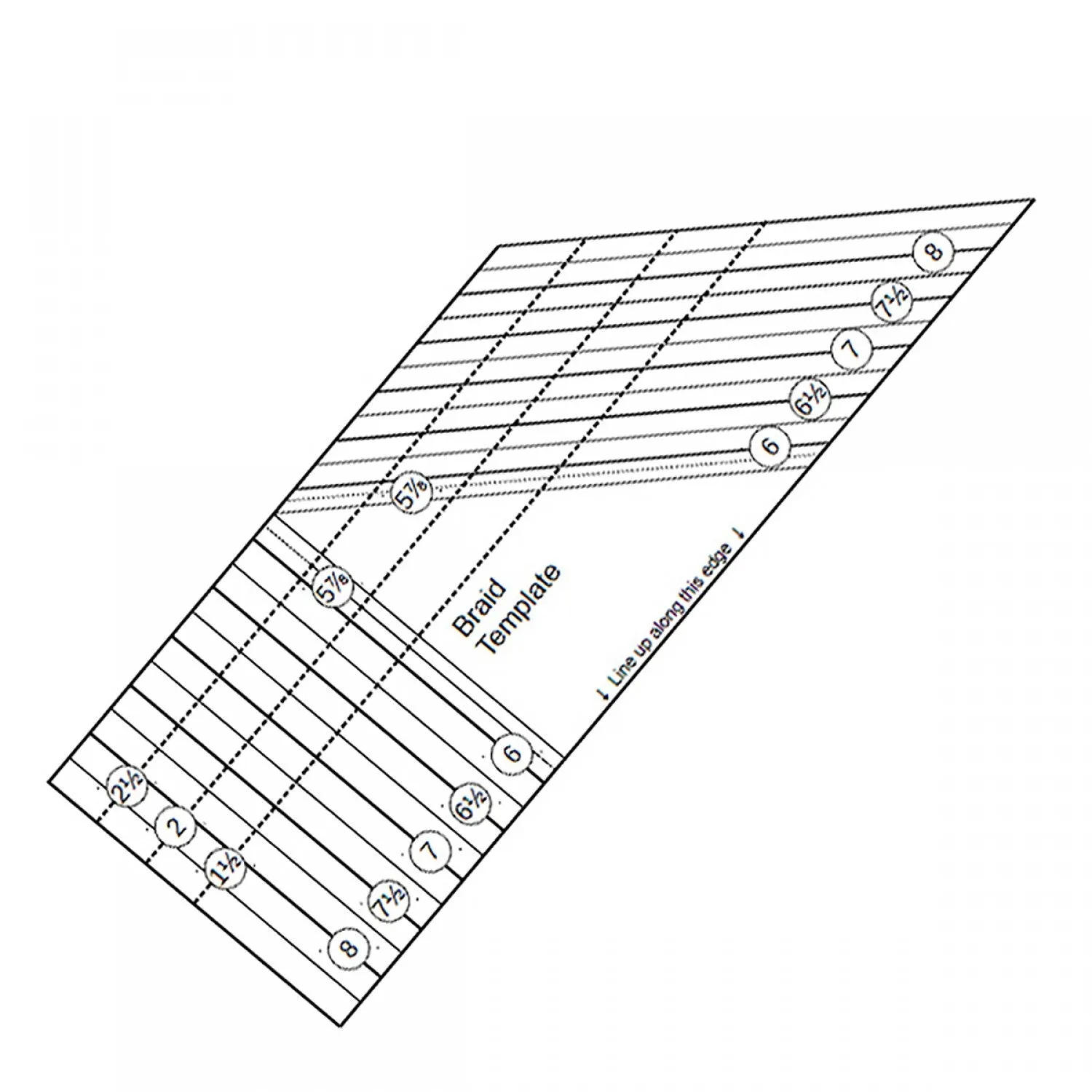 Braid Template by Kate Colleran Designs