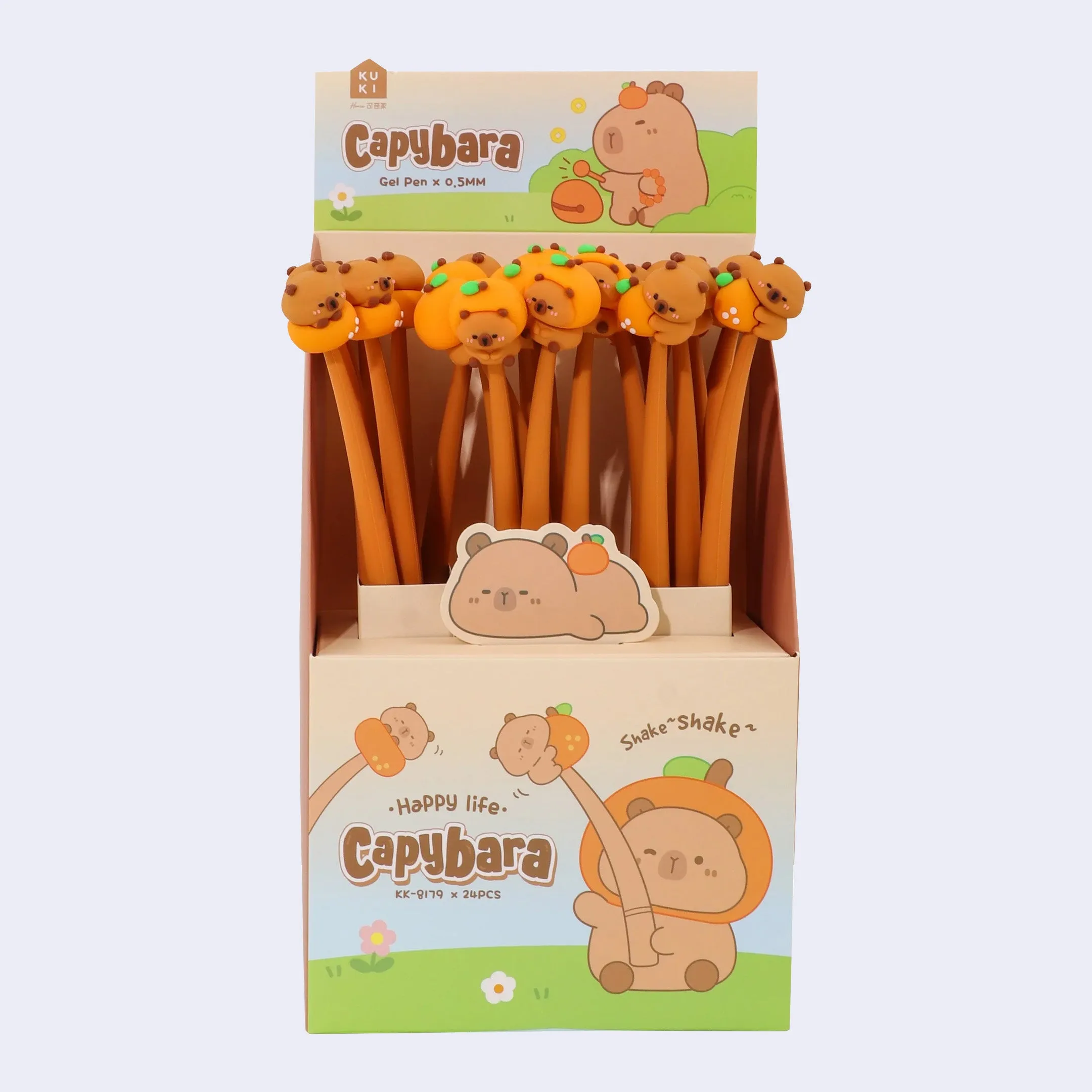 Capybara Citrus Wiggle Gel Pen (Assorted)