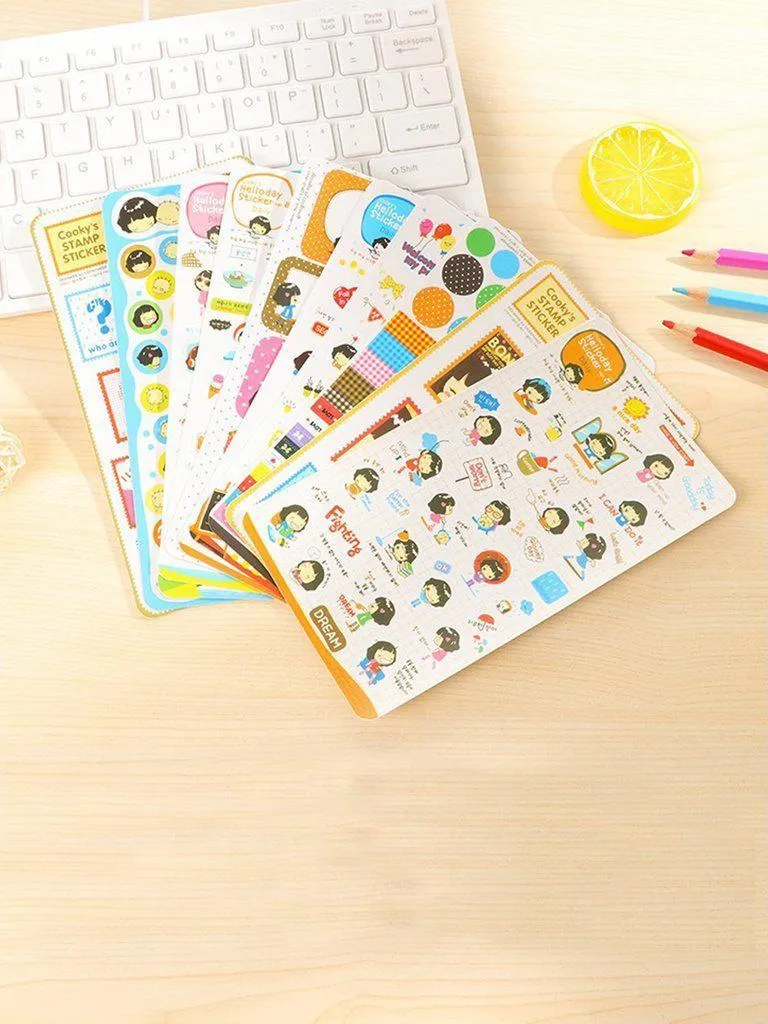 Cartoon Sticker 10sheets