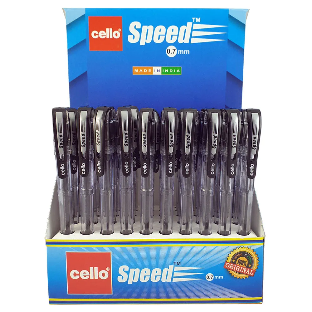 Cello Speed 0.7mm Black - (Display of 12)