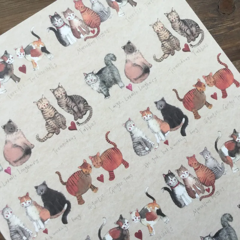 Charismatic Cats Large Soft Notebook