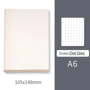 Chiba Stationery A6 Tomoe River   Paper 5mm DOT GRID 52gsm Planner Notebook Journal | 416 Pages