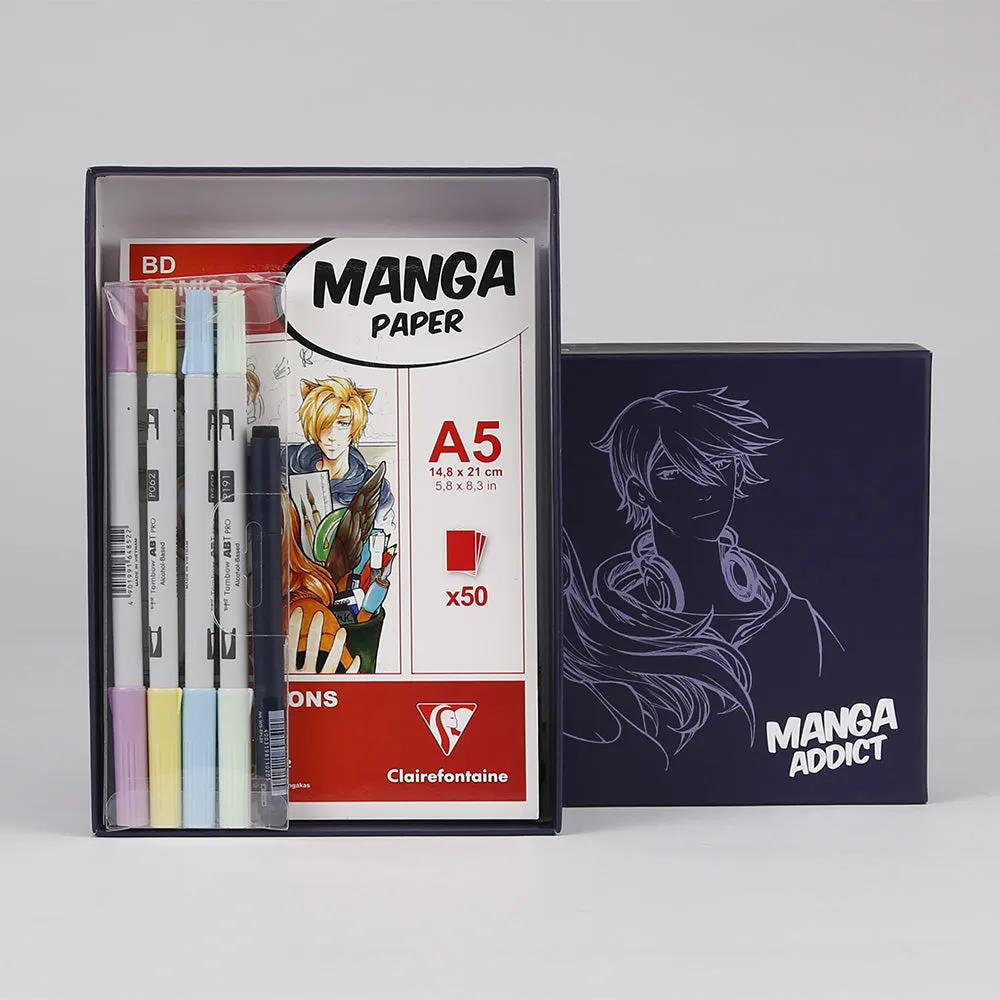 Clairefontaine Manga Addict A5 Set