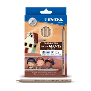 Color Giants Skin Tone Colored Pencils - 12 Pack - LYRA