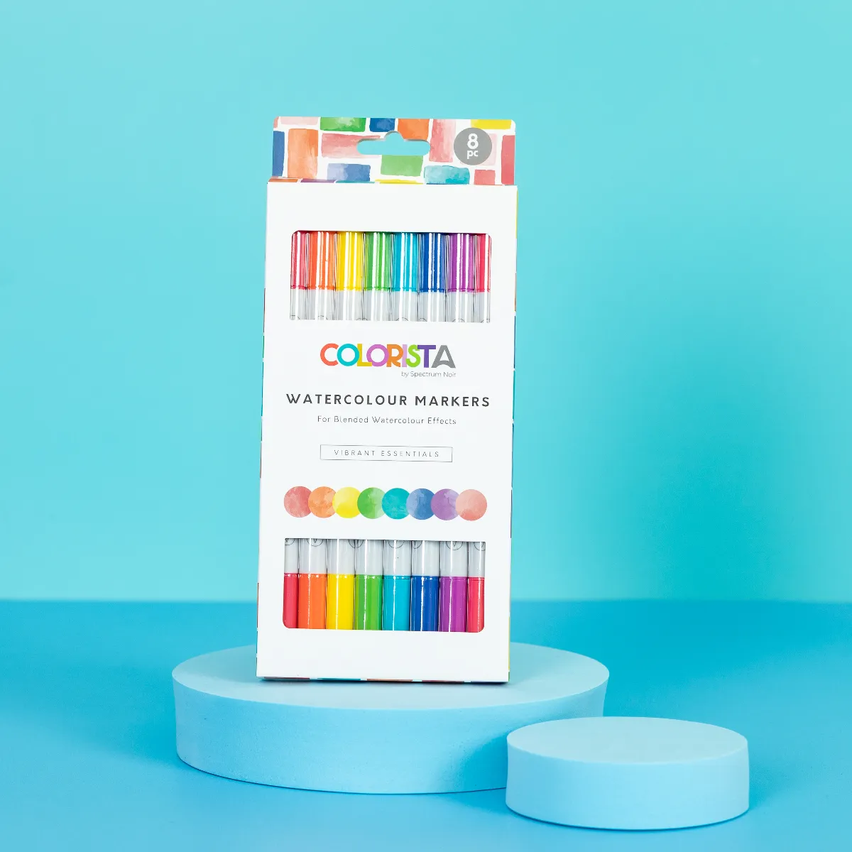 Colorista - Watercolour Marker - Vibrant Essentials 8pc