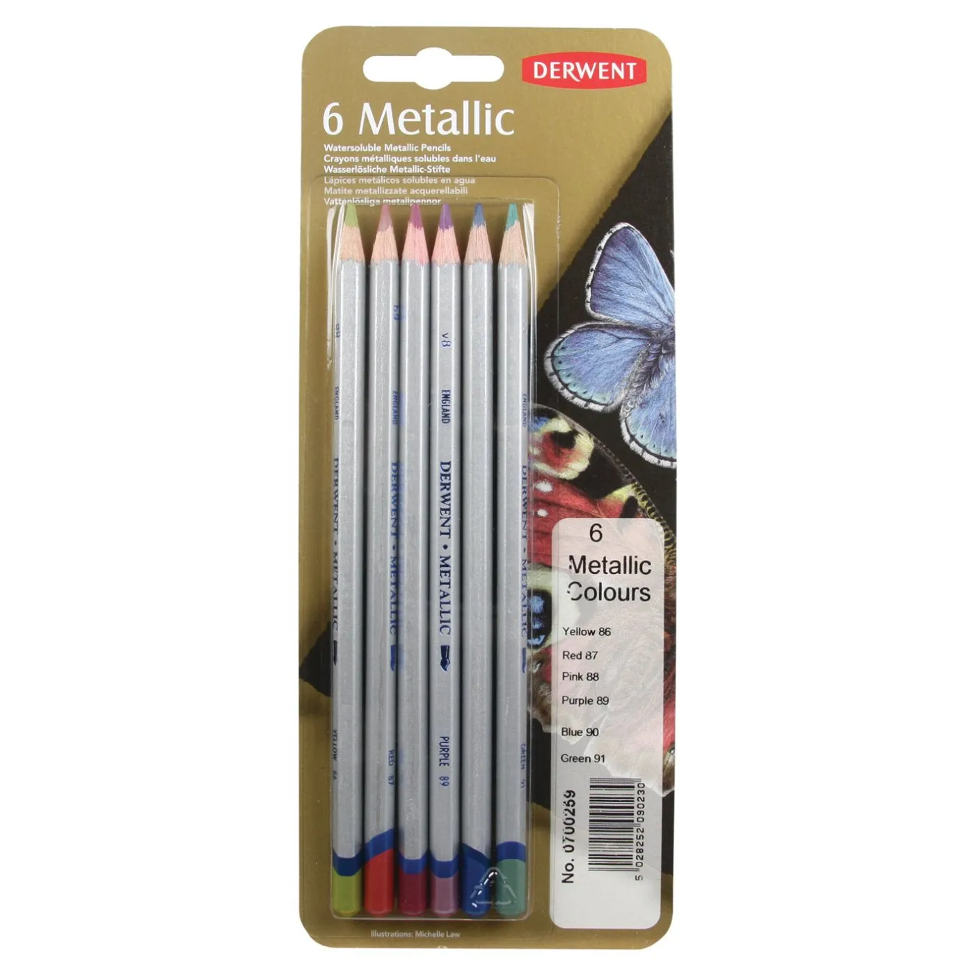 Derwent Metallic Color Pencils