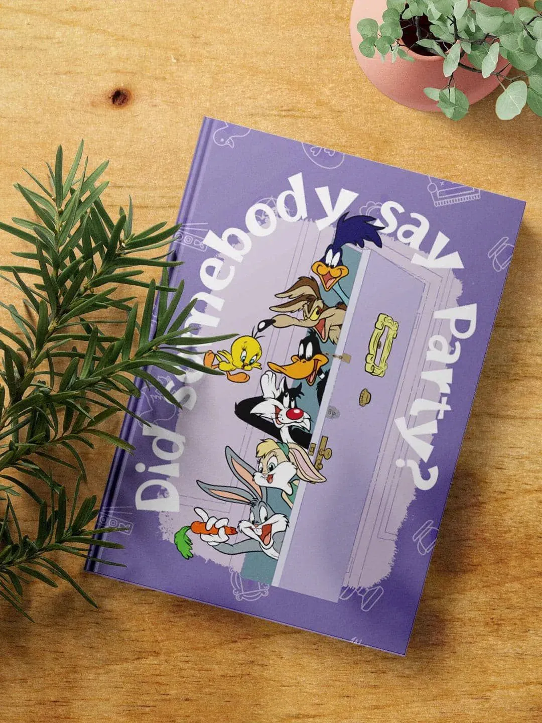 Did Somebody Say Party - Friends x Looney Tunes Hardbound Diary