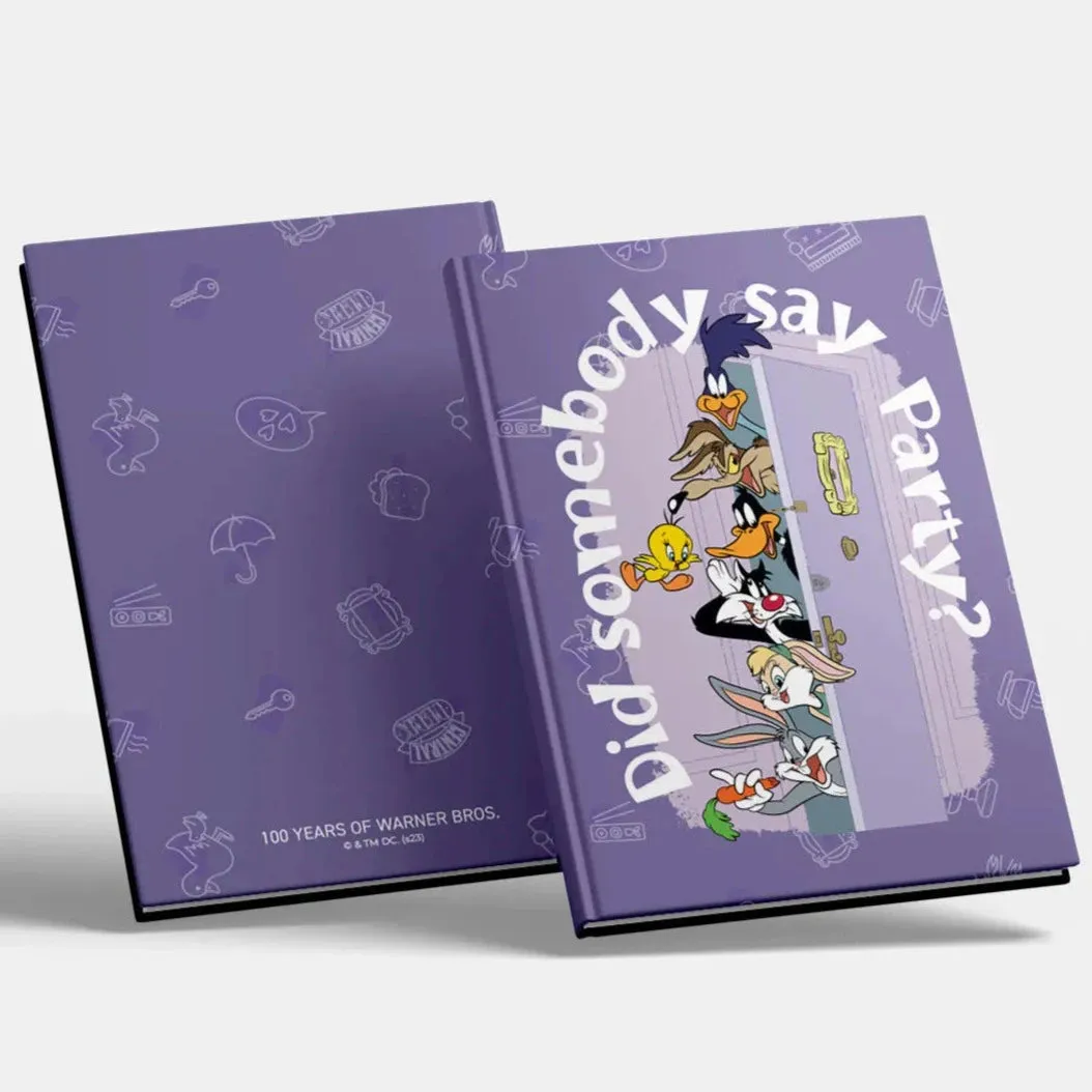 Did Somebody Say Party - Friends x Looney Tunes Hardbound Diary