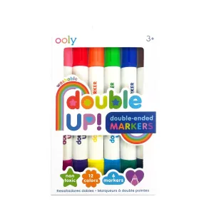 Double Up! Double Ended Markers Set of 6/12 Colors