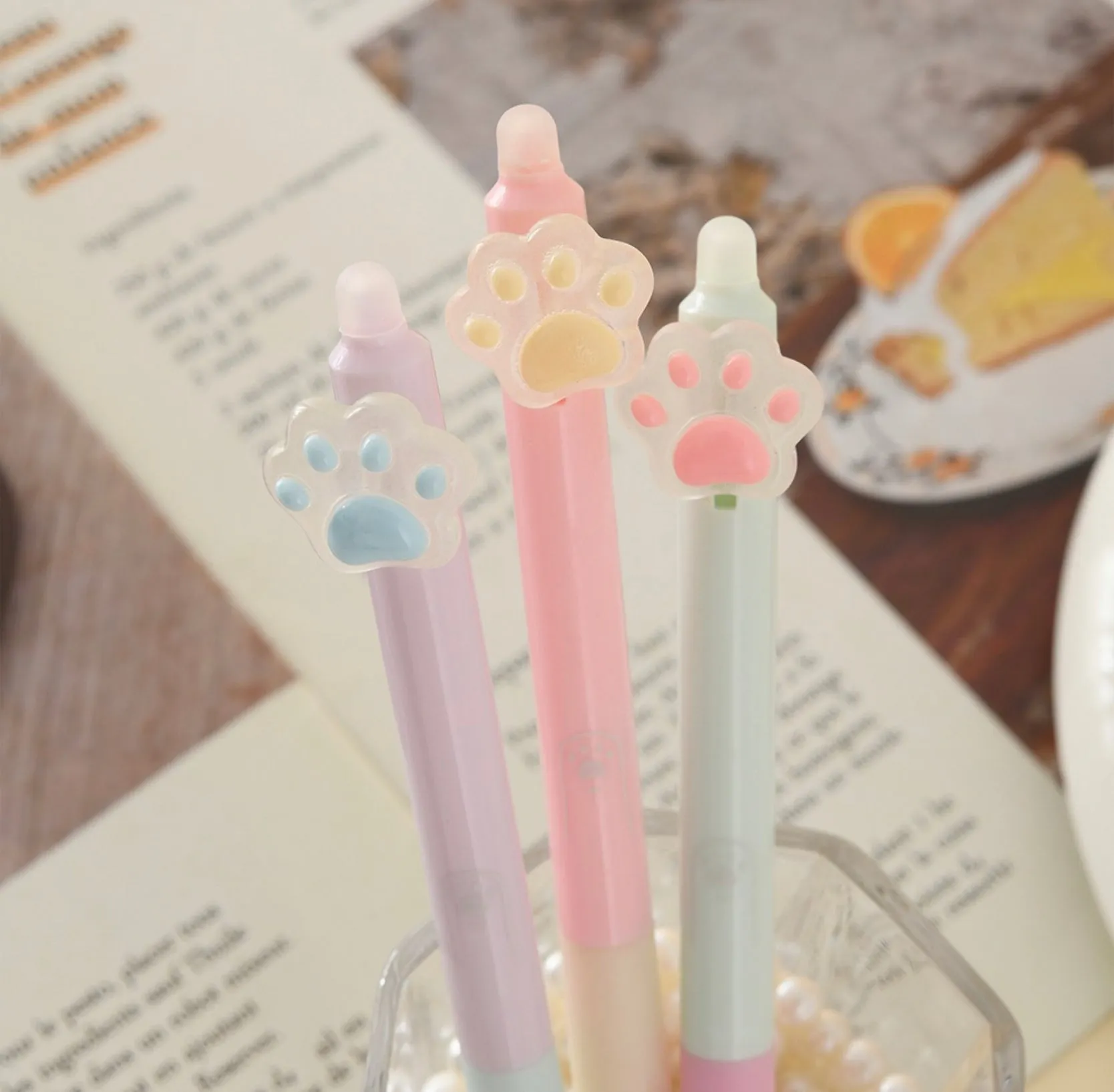 Erasable Paw Gel Pens