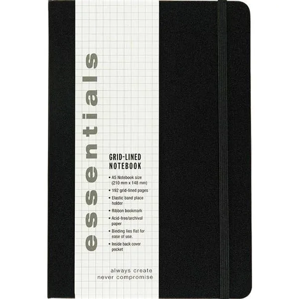 Essentials Large Notebook | Grid