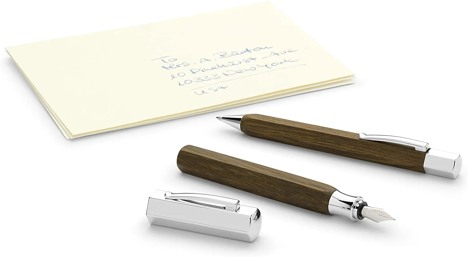 FABER-CASTELL Fountain pen Ondoro smoked oak F