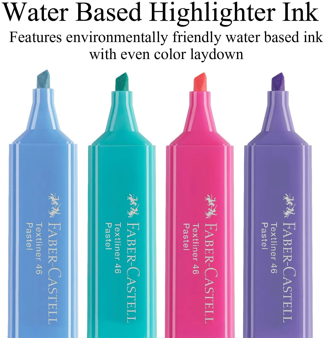 FABER-CASTELL Highlighter TL 46 Pastel Wallet of 8