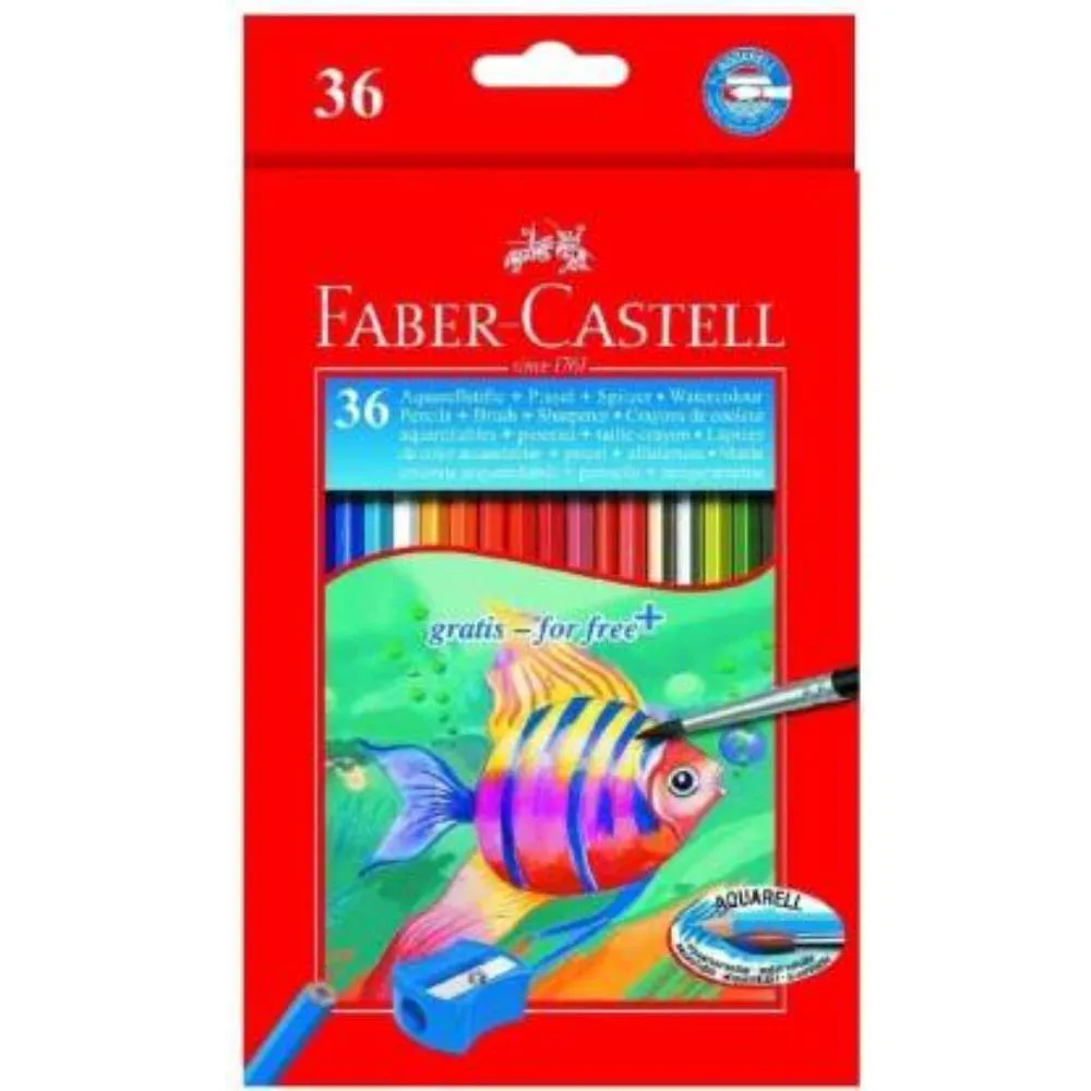 FABER CASTELL WS COLOUR FL CB PACK OF 36 DESIGN