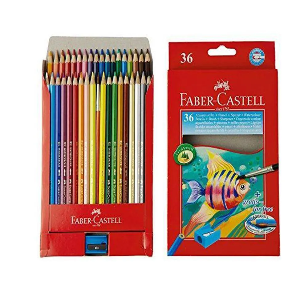 FABER CASTELL WS COLOUR FL CB PACK OF 36 DESIGN