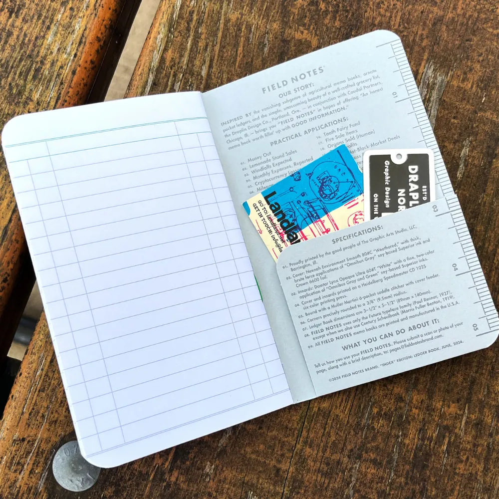 Field Notes Summer 2024 Index Edition [2 pack]